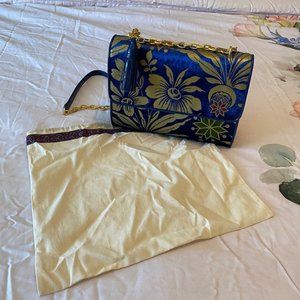 Tory Burch Large Fleming Velvet Bag